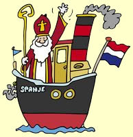 Sinterklaas komt uit spanje varen